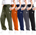 Boys Sweatpants with Zip Pockets 5Pack - Breathable Mesh Joggers