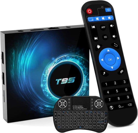 Sidiwen 6K Streaming Android TV Box Bundle