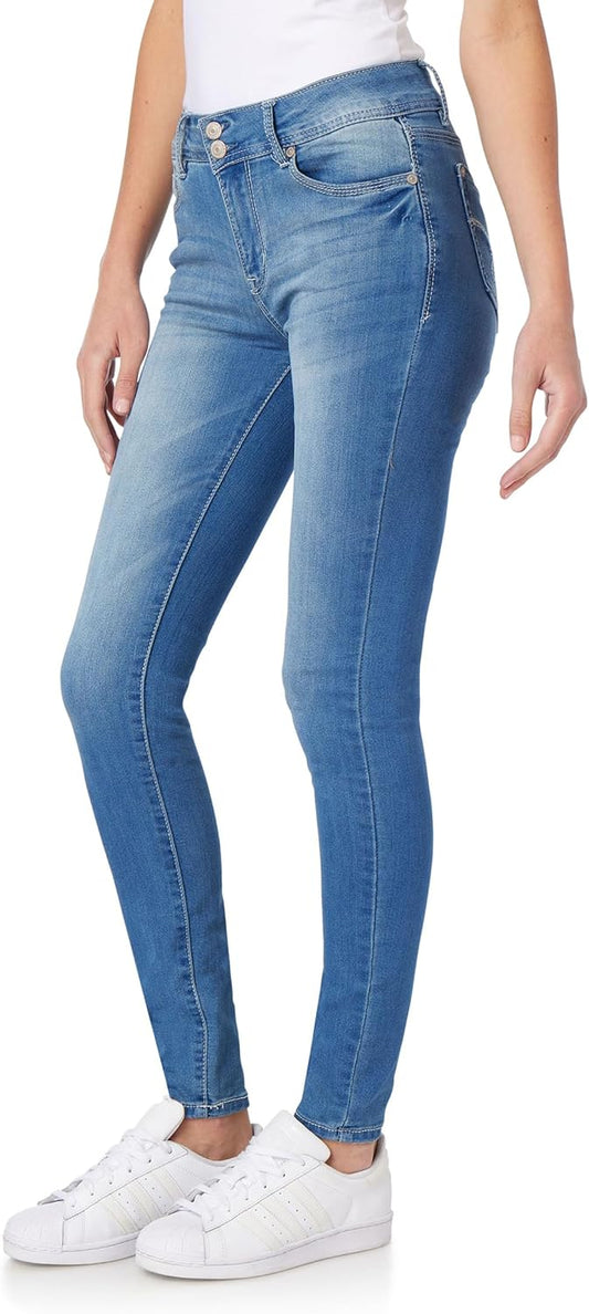 WallFlower Women's Ultra Skinny Mid-Rise Jeans for Every Body
