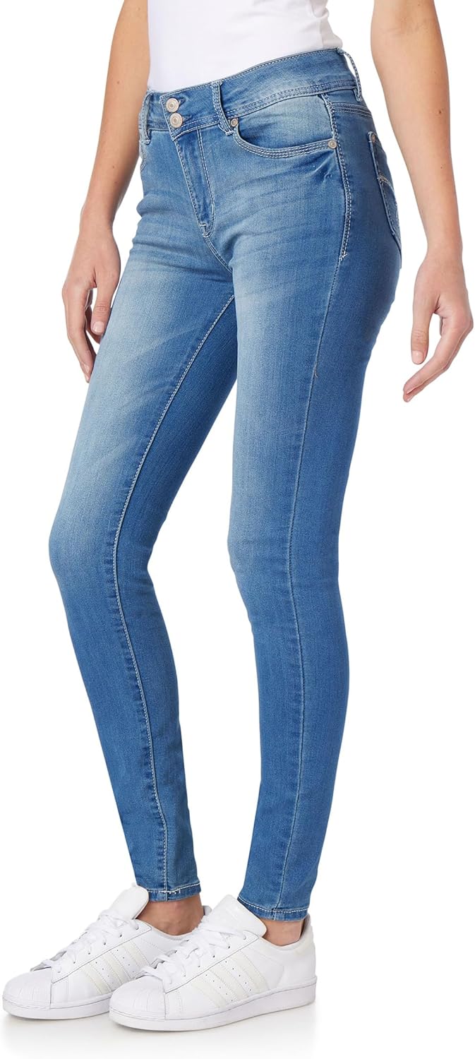 WallFlower Women's Ultra Skinny Mid-Rise Jeans for Every Body
