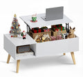 WLIVE Coffee Table Lift Top with Storage - Small Modern Center Table