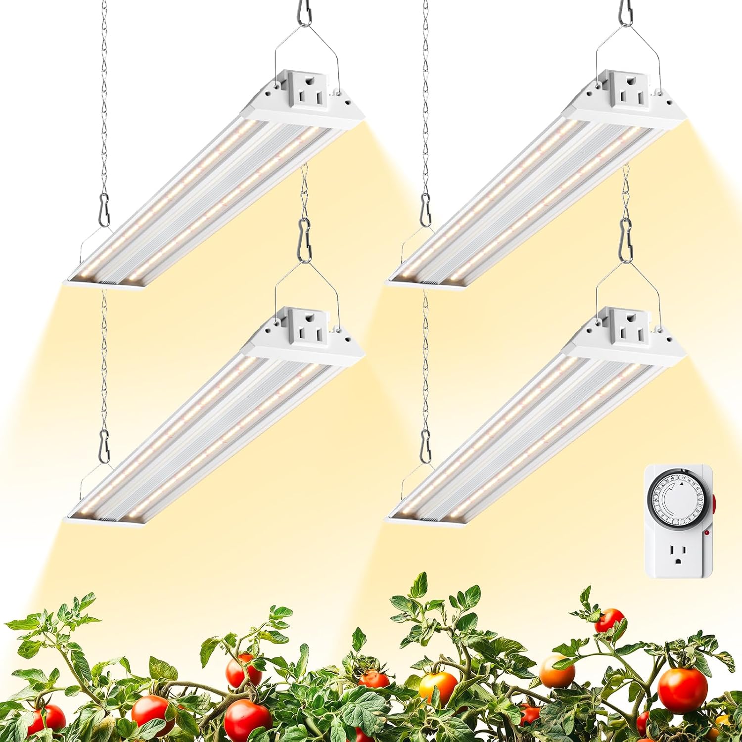 Barrina TX36 2FT Grow Light for Indoor Plants with Timer