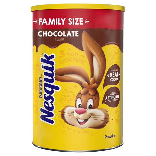 Nesquik Chocolate Powder Drink Mix 6x38oz Canisters for Milk