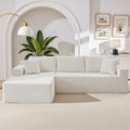 105 Inch Modular Sectional Sofa with Left Chaise - Cloud Comfort