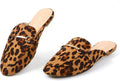 MUSSHOE Mules for Women Backless Loafers - Comfortable Buckle Flats