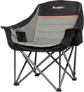 Oversized Camping Chair with Cooler Bag for Ultimate Comfort