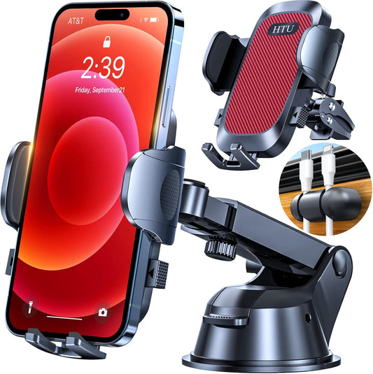 Ultimate Secure Car Phone Holder: Strong Suction & Clip