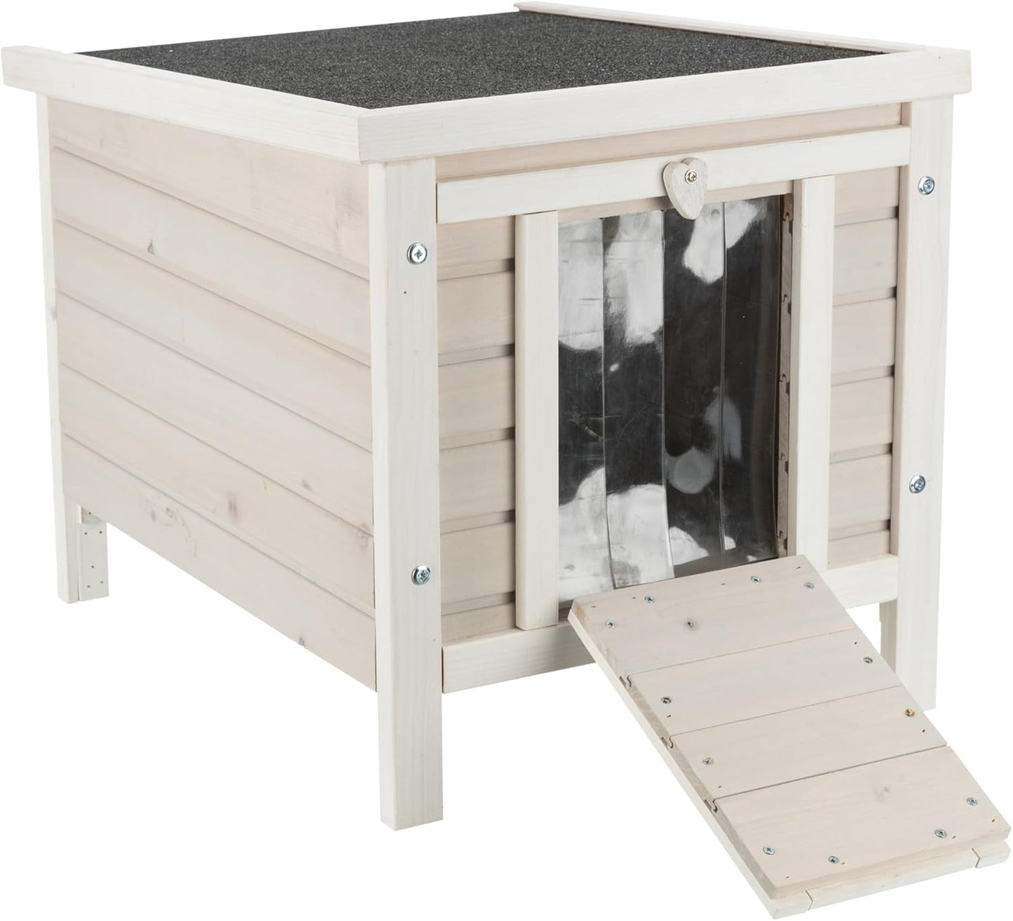 TRIXIE Outdoor Cat House - Weatherproof Shelter for Cats