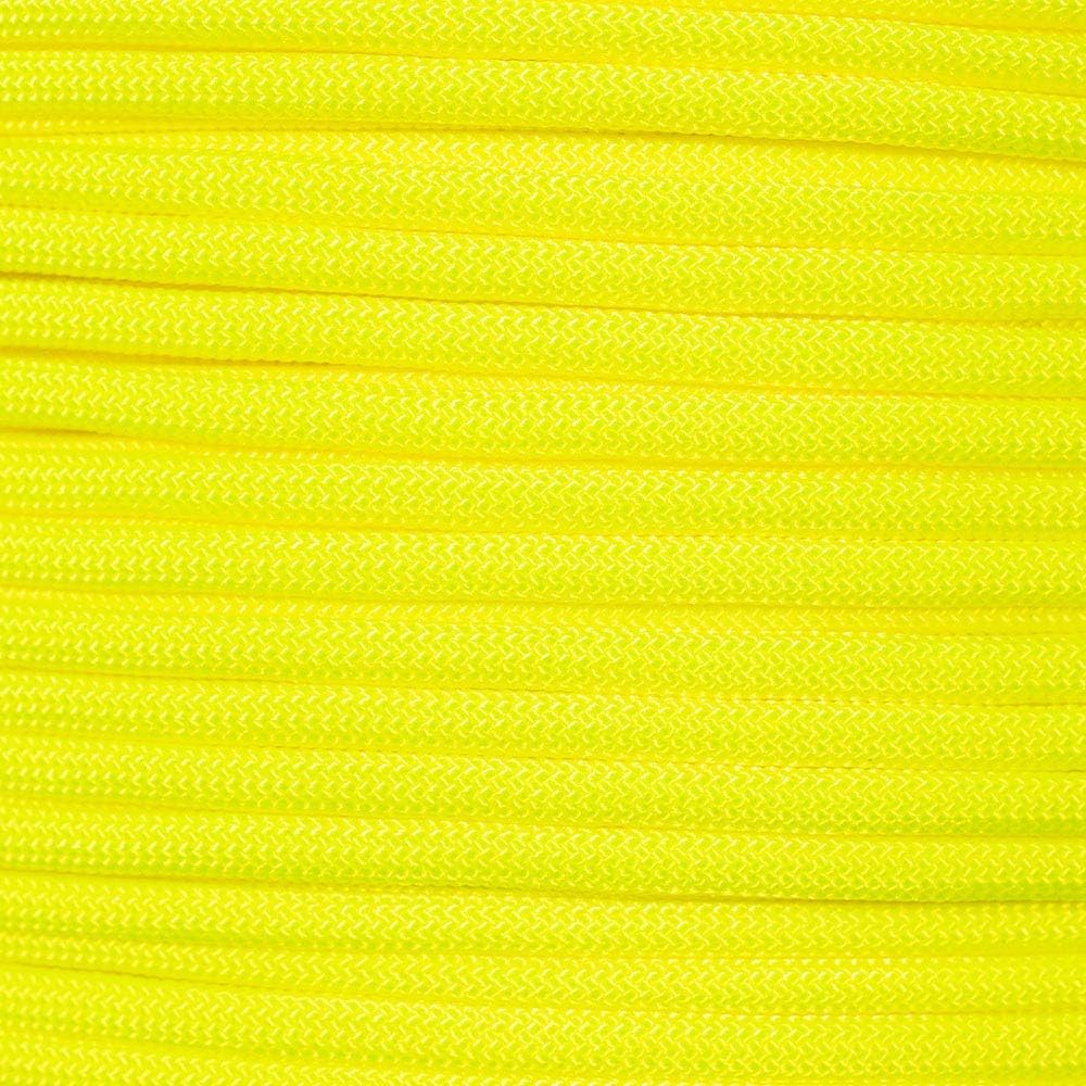 Paracord Planet Neon Yellow 250 Foot Spool of 550 Cord