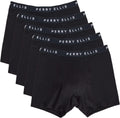 Perry Ellis Men's Stretch Cotton Boxer Briefs Set of 5 for Comfort