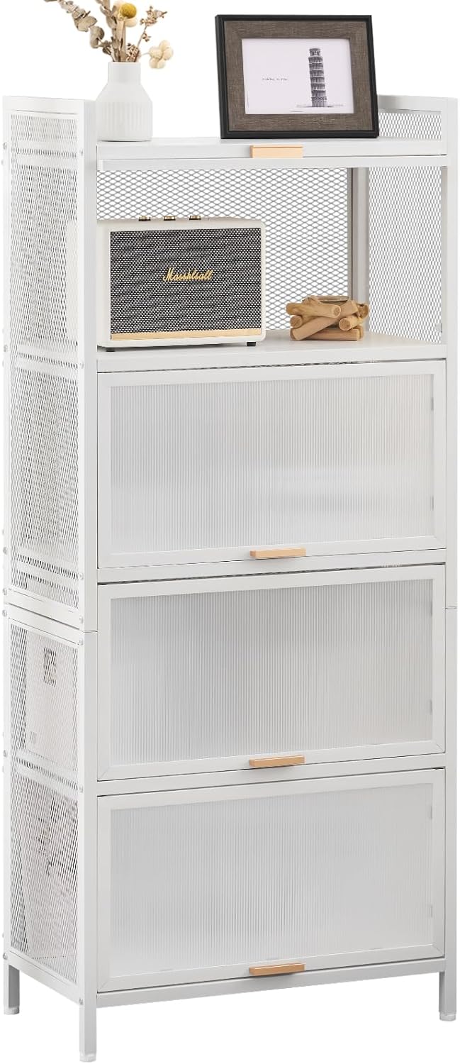 5 Layer Bakers Rack & Pantry Cabinet - Kitchen Storage Marvel