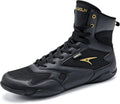 ASHION Men Wrestling Boxing High Top Shoes - Zero Drop Support