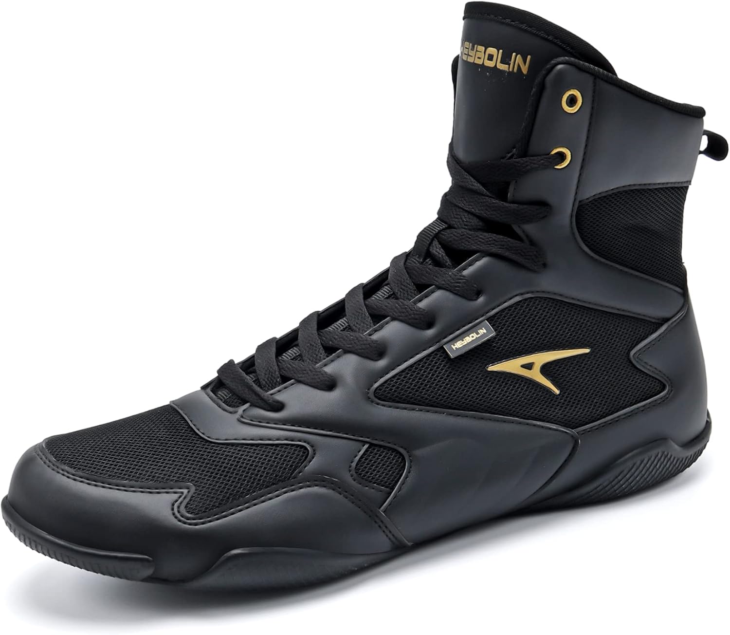 ASHION Men Wrestling Shoes High Top Fitness Sneakers for Performance
