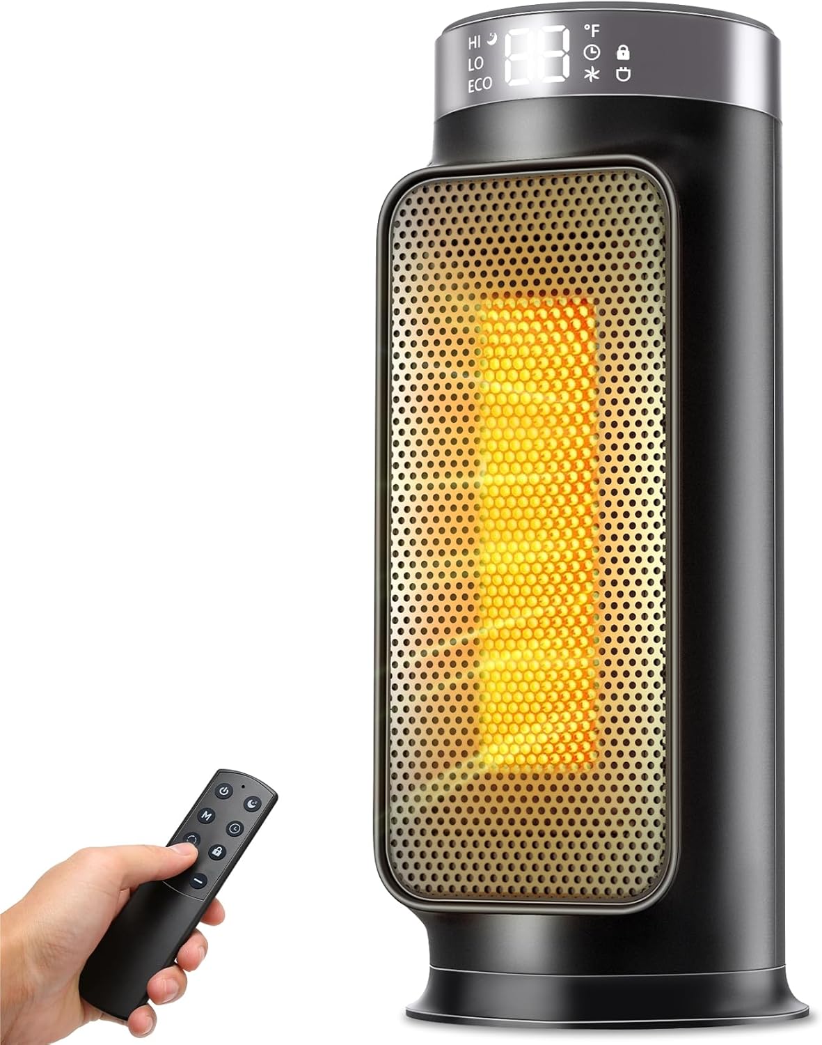 1500W Space Heater with Remote Control for Home and Office