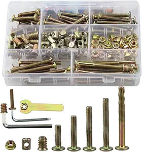 M6 Kit Crib Screws Hardware Replacement Set for Furniture Needs