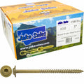 #10 x 3 Bronze Star Exterior Coated Truss Head Wood Screw - Durable
