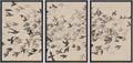 Minimalist Birds in Motion Framed Wall Art Print Set - Chic Canvas