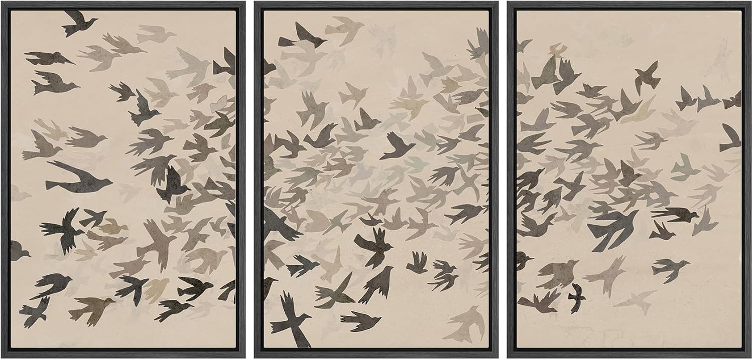 MUDECOR Framed Wall Art Print Set for Modern Home Decor