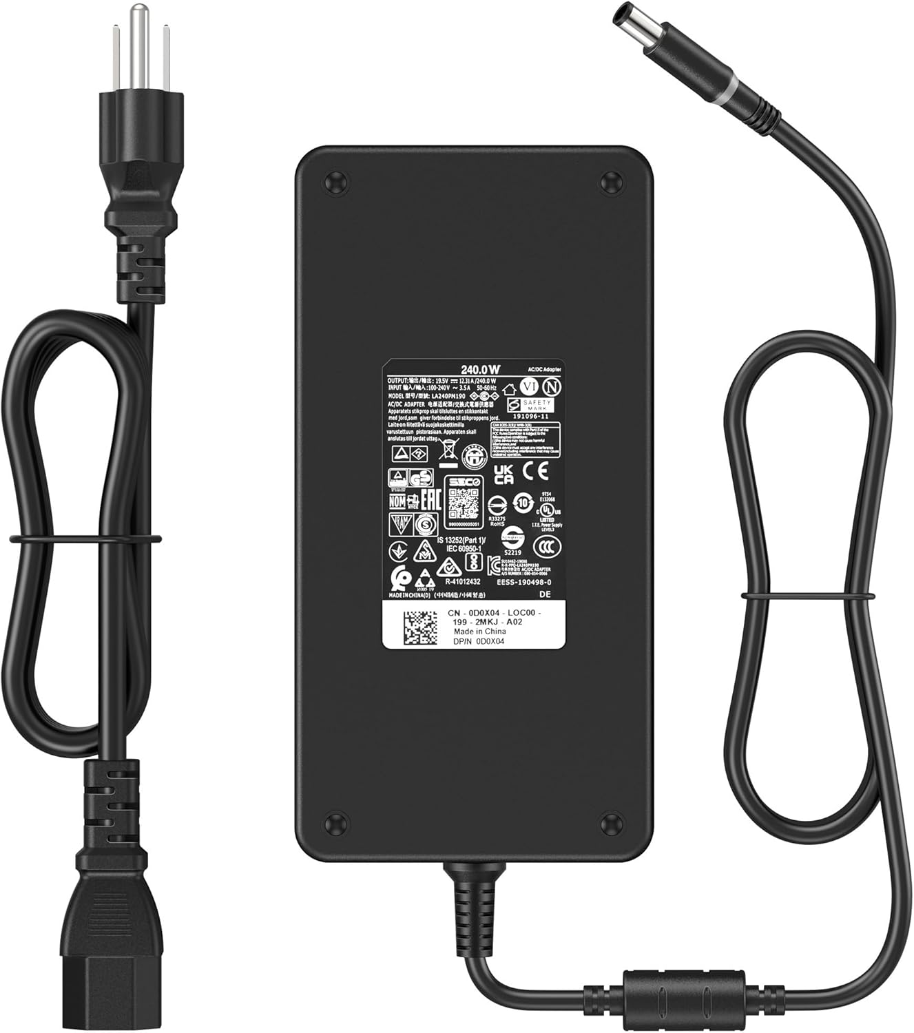 240W Laptop Charger for Dell Alienware Series and Precision