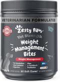Zesty Paws Weight Management Bites for Dogs - Vet Strength Support