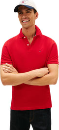 Classic Tommy Hilfiger Men's Short Sleeve Polo Shirt for Smart Casual