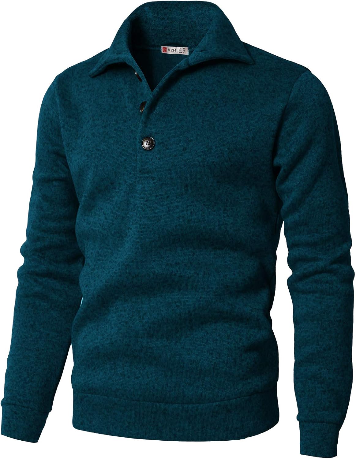 H2H Mens Casual Slim Fit Pullover Sweatshirts for Every Occasion