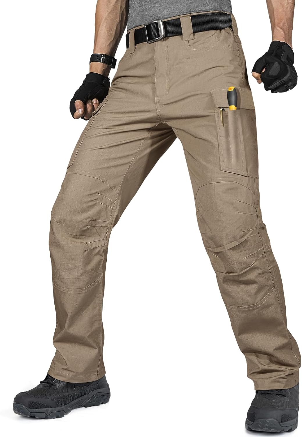 FREE SOLDIER Men's Tactical Pants for Hiking and Work Use