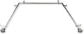 Moyat Bay Window Curtain Rod 13/16 in 20-36 / 38-72 in Satin Nickel