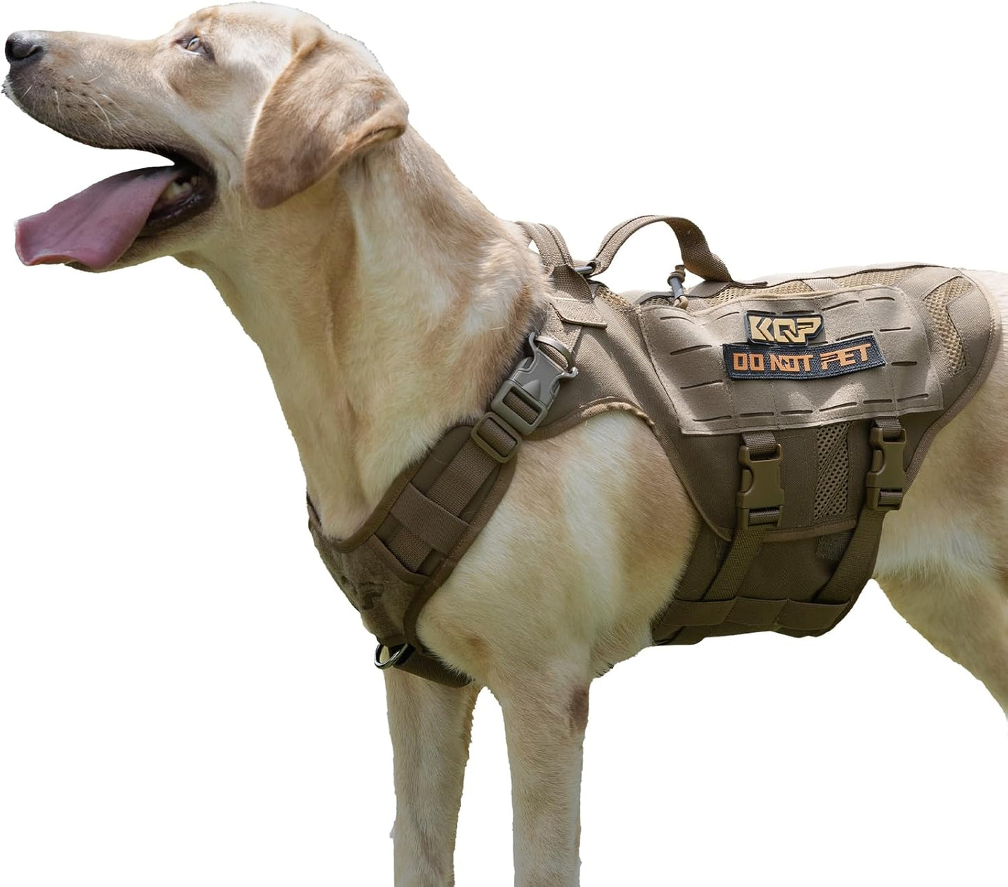 No Pull Dog Harness - Tactical Vest for Service Dogs, X-Large