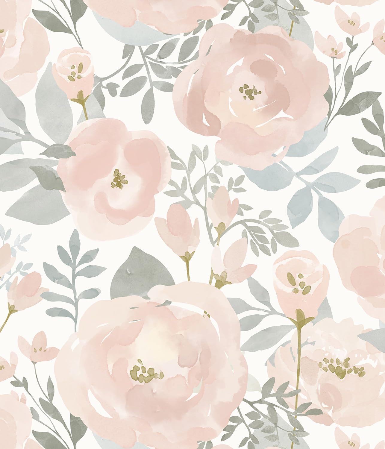 Floral Peel and Stick Wallpaper for Easy Home Makeover