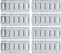 E-Track Tie Down Rail Kit 8 Pack - Flexible 1 ft Rails for Heavy Cargo