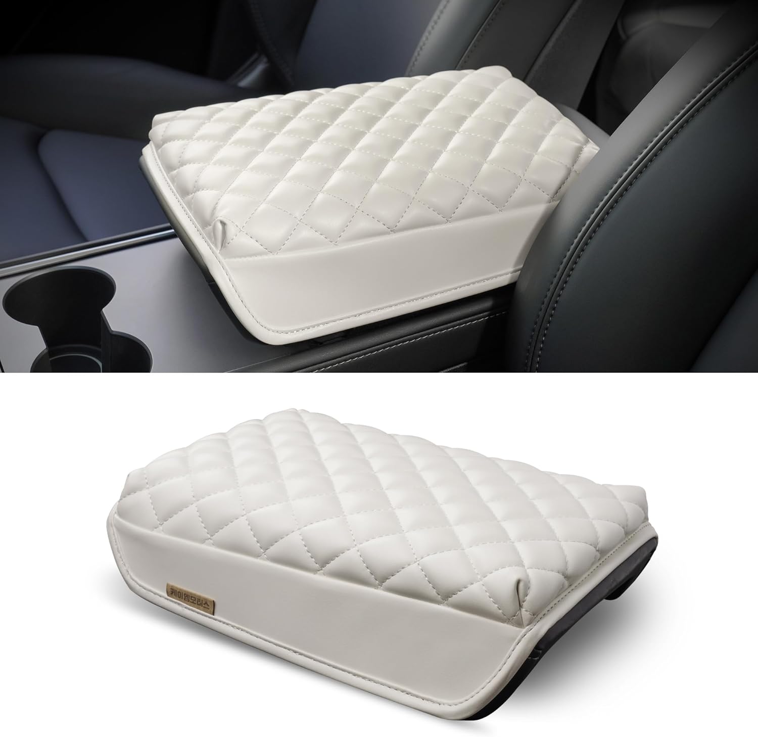 KMMOTORS Center Console Cover for Model Y and Model 3 (2021-2025)