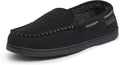 Dearfoams Keaton Memory Foam Moccasin Slippers - No Sweat Comfort