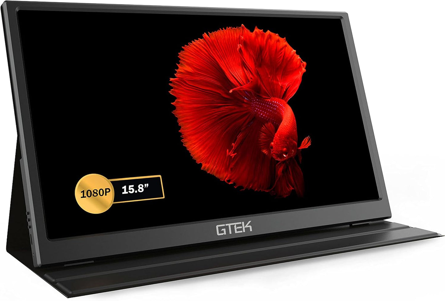 GTek 15.8 Inch Portable HD Monitor - Dual Display Power