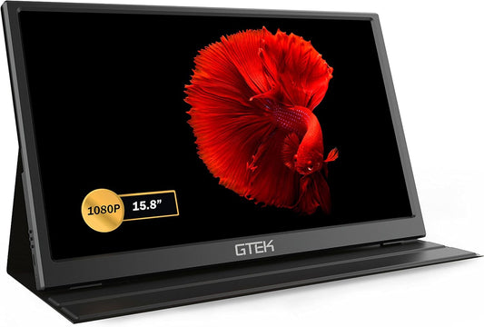 GTek 15.8 Inch Portable HD Monitor - Dual Display Power