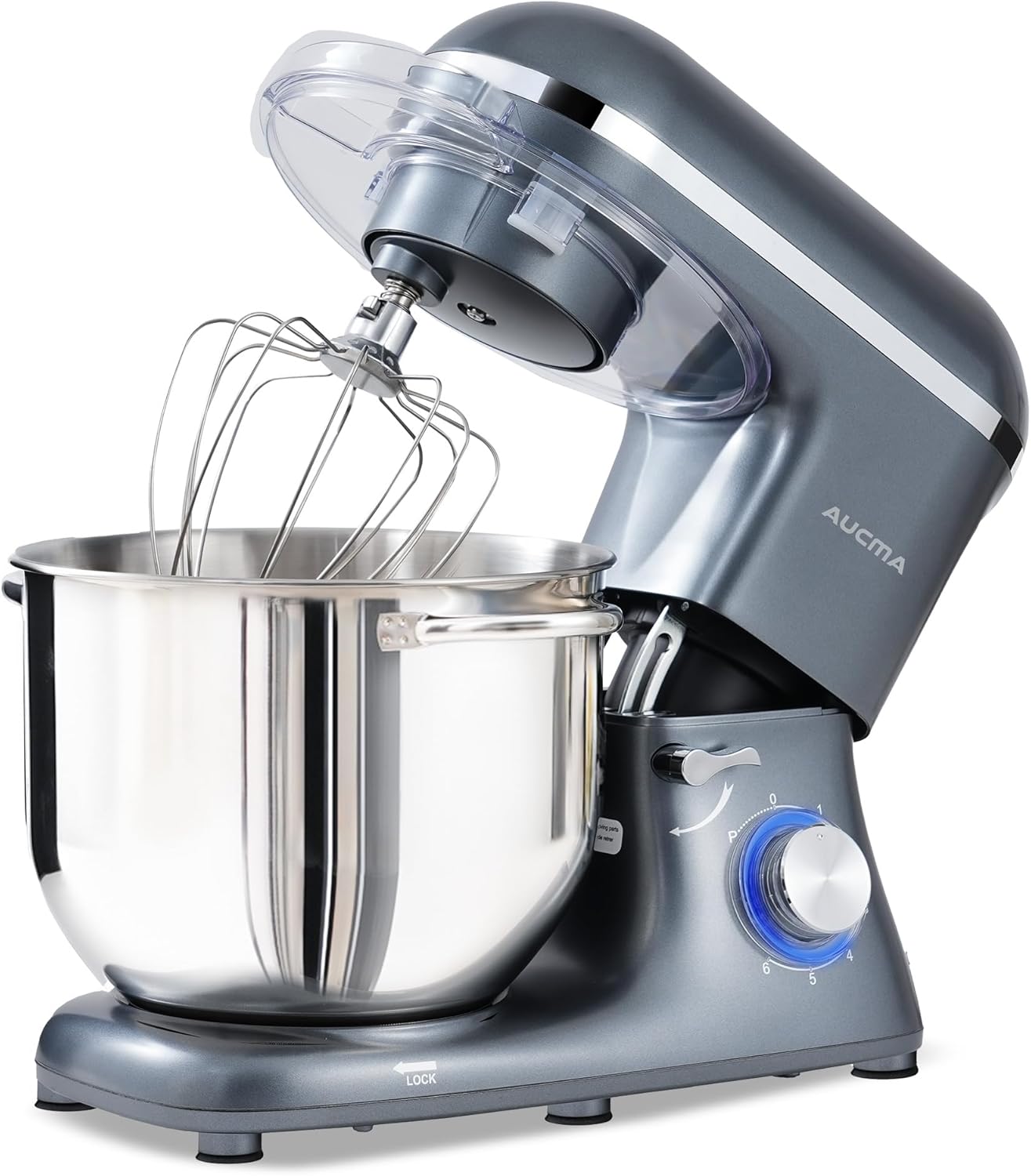 Aucma Stand Mixer 900W 8QT Large Kitchen Mixer for Baking