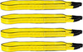 2 in x20 ft Web Lifting Sling 4 Pack - 6,400 lb Vertical WLL