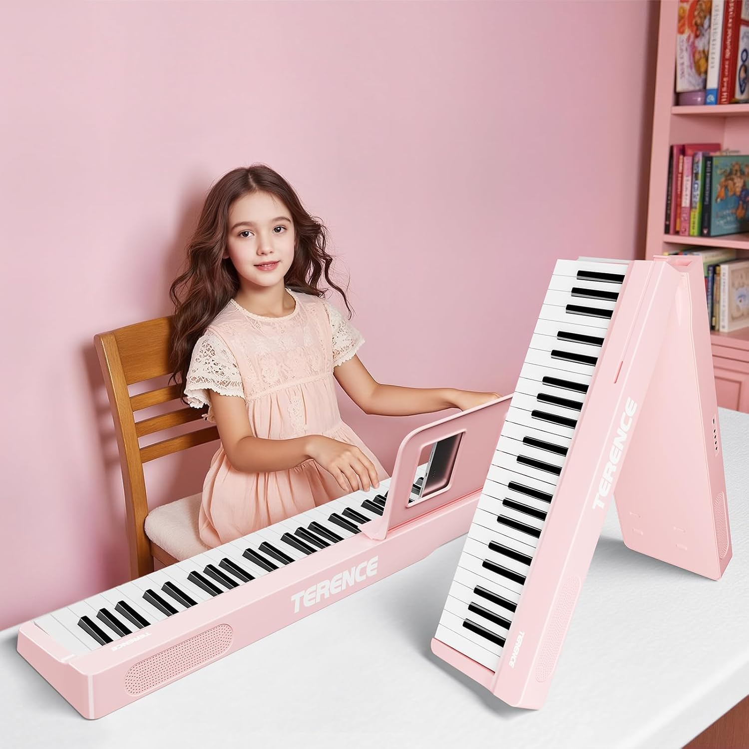 Foldable 88-Key Portable Piano: MIDI Bluetooth TERENCE