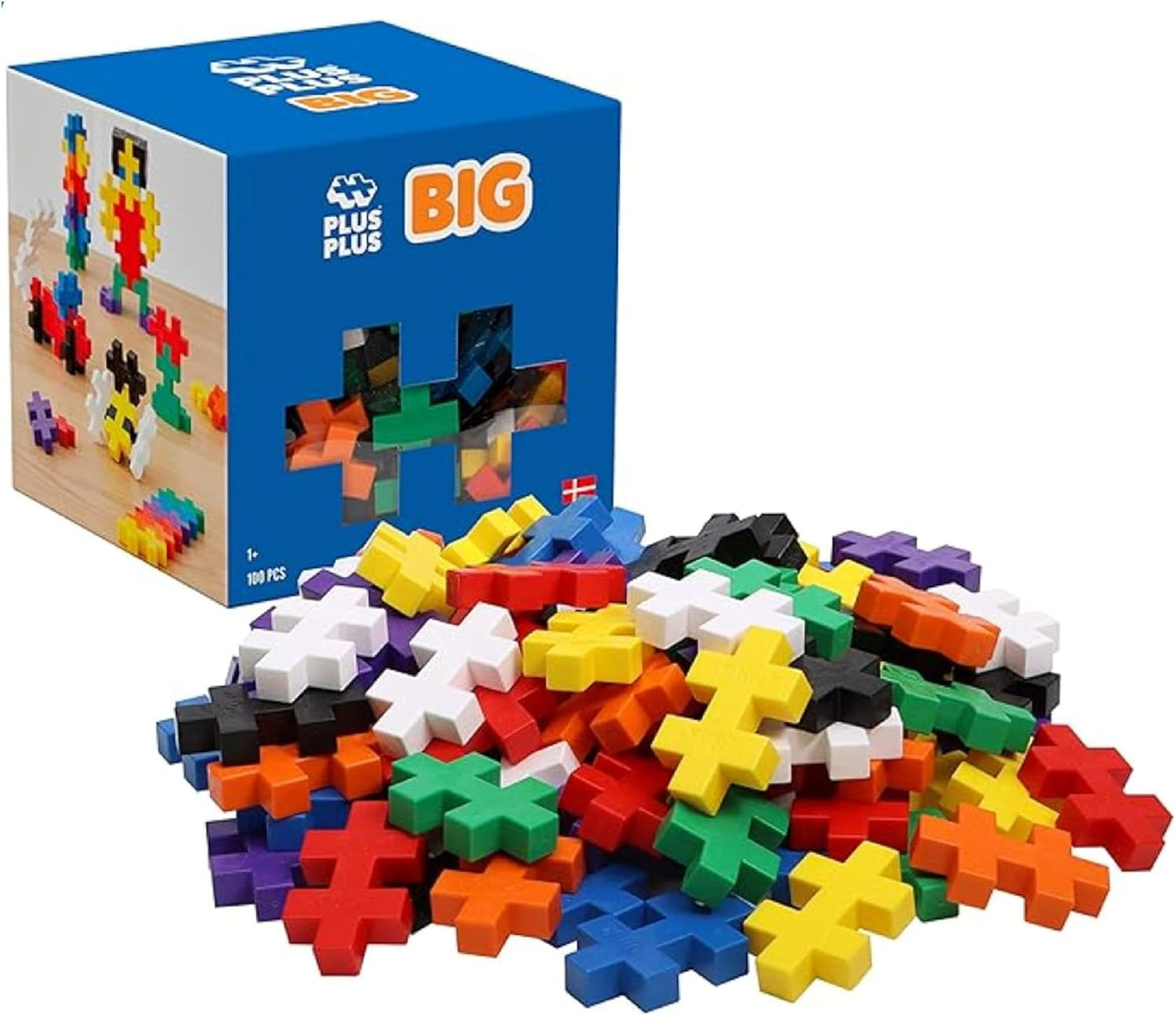 PLUS PLUS BIG Open Play Set 100 Piece Construction Building Toy