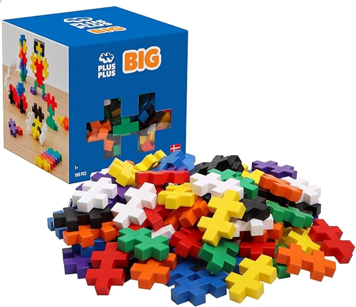 PLUS PLUS BIG Open Play Set 100 Piece Construction Building Toy