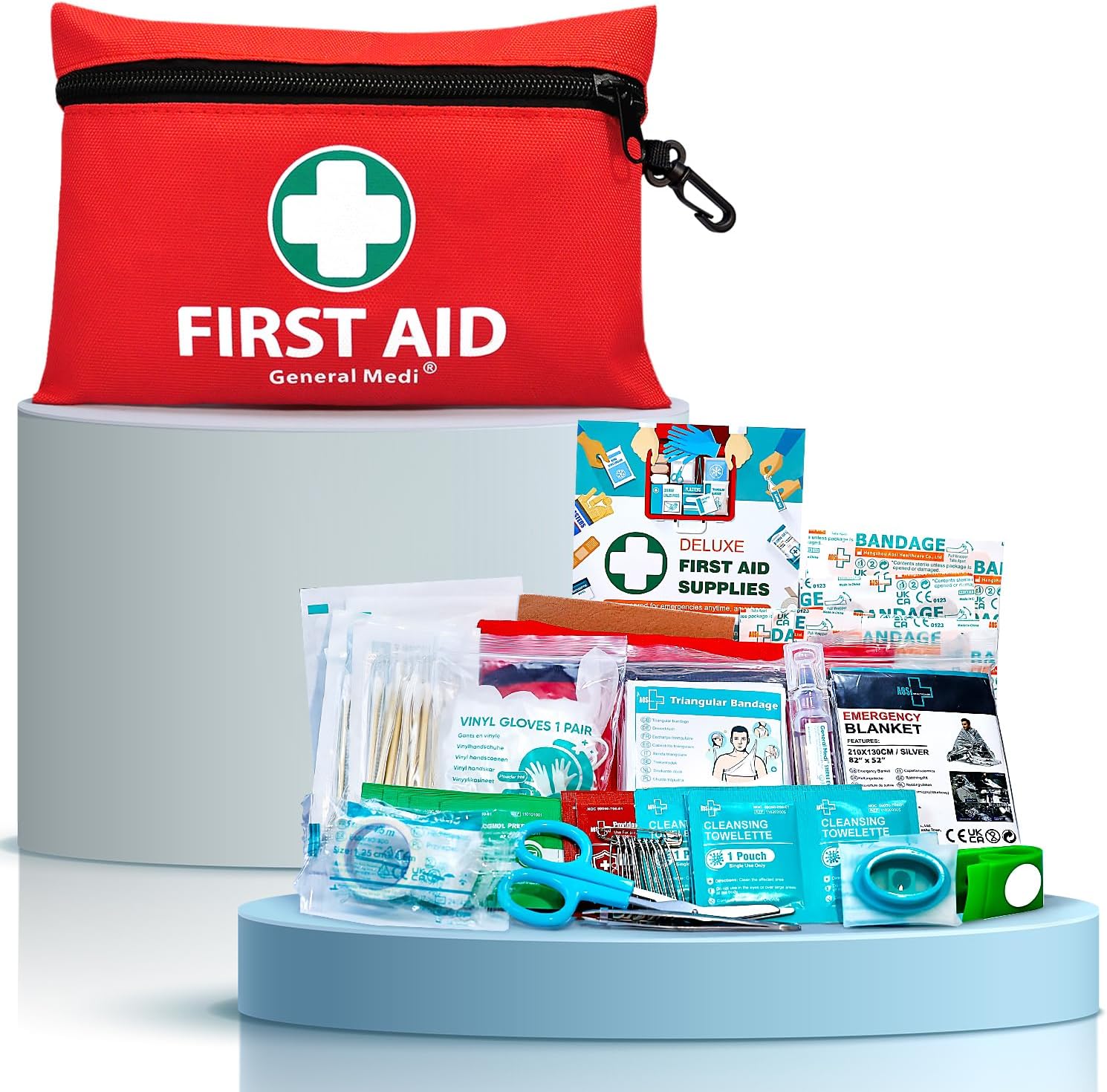 Compact 110-Piece First Aid Kit - Essential for Home, Travel & Outdoor