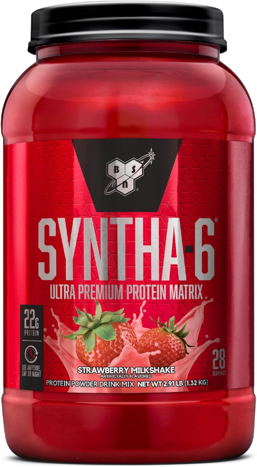 BSN SYNTHA-6 Strawberry Protein Powder for Delicious Nutrition