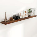 72 Inch Floating Shelves 72 x 9.3 Rustic Wooden Mantel - Deep