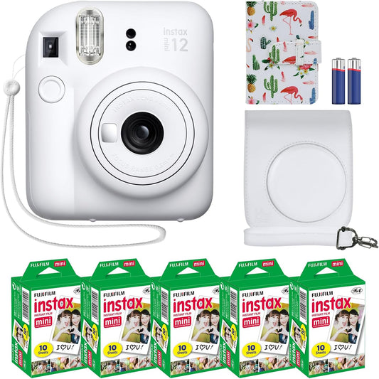 Fujifilm Instax Mini 12 Bundle: Instant Camera + Accessories