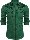 Classic Men's Cowboy Shirt by COOFANDY for Effortless Style