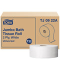 Tork Jumbo Toilet Paper Roll White T22, 2-Ply, Eco-Friendly