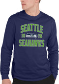 Seattle Seahawks Long Sleeve Fan Tee for Men & Women - Soft Cotton