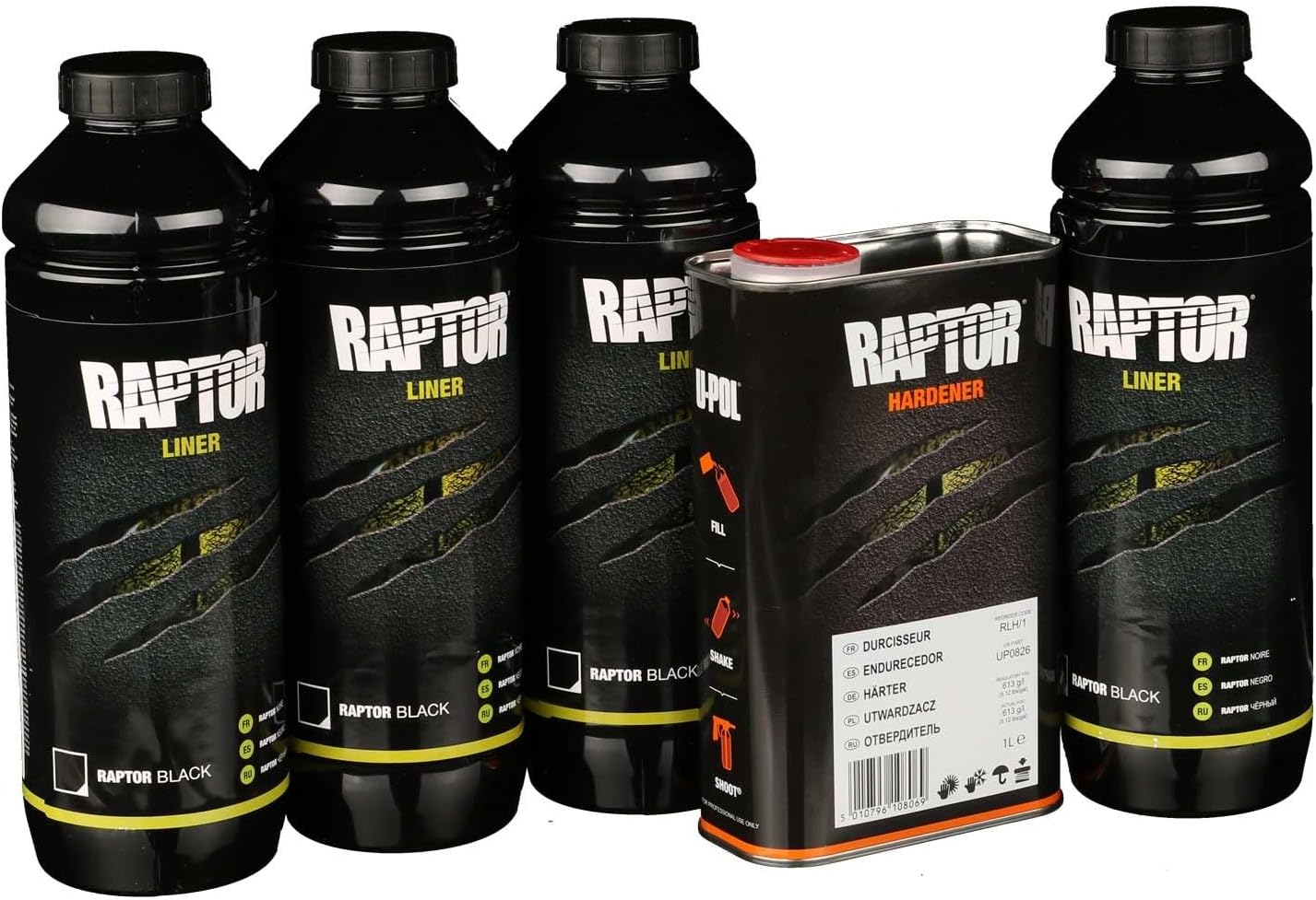 U-POL Raptor Black Truck Bed Liner Kit - Tough and Versatile