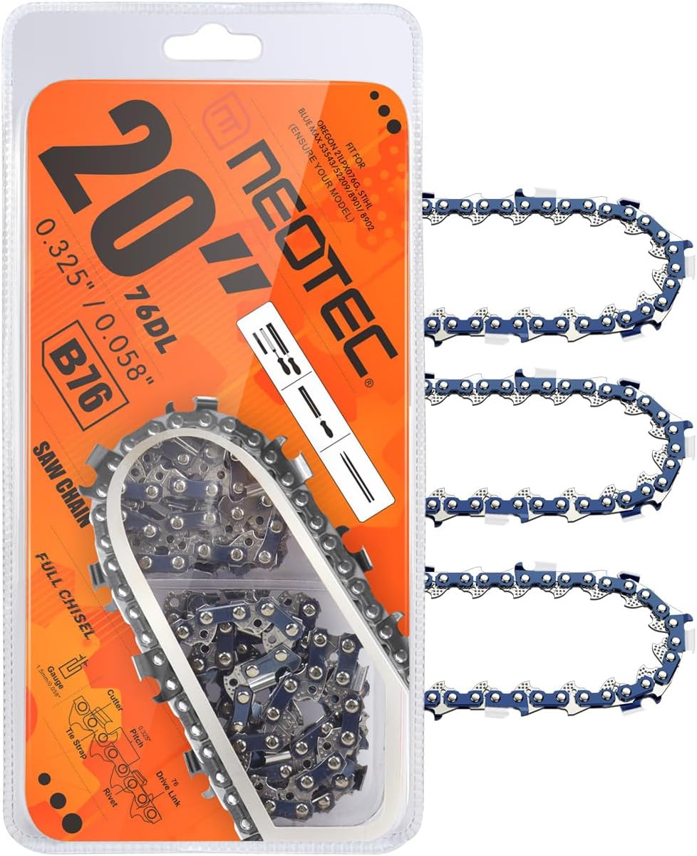 20 Inch Chainsaw Chain for Blue Max and Oregon Models