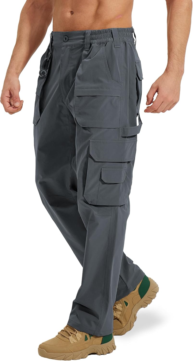 MOURCE Tactical Pants for Men - Lightweight Quick Dry Cargo Pants